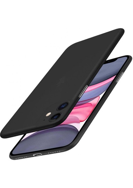 Apple iPhone 11 Ultra Slim Lüx Kılıf Siyah