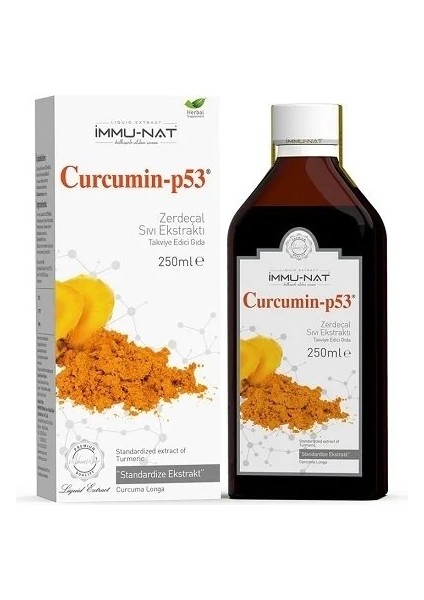 Curcumin P-53 Zerdeçal Sıvı Ekstratı 250ML