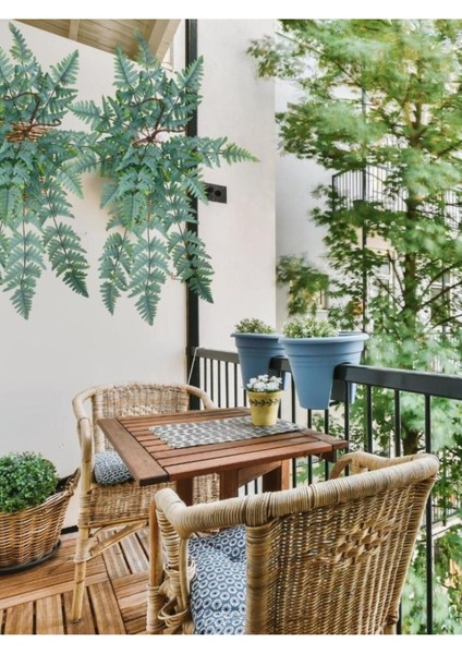 Yapay Çiçek Pastel Cycas Aşk Merdiveni 80cm Eğrelti Otu 12 Yaprak 40x80cm fırsatları