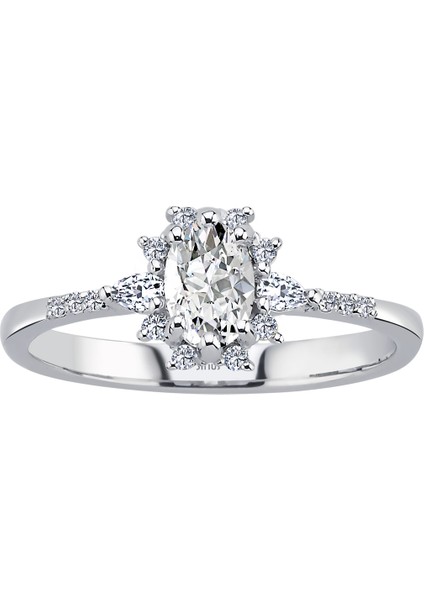 ve Beyaz Topaz Taşlı Nara Yüzük 0447R0092 fiyatları