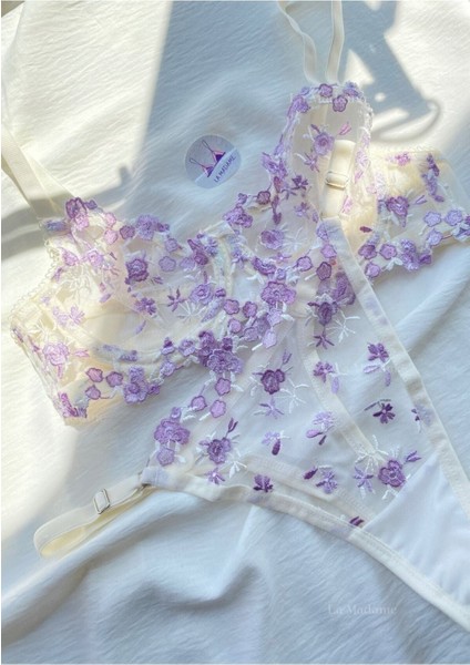 Lilac Babe Bralet Takımı