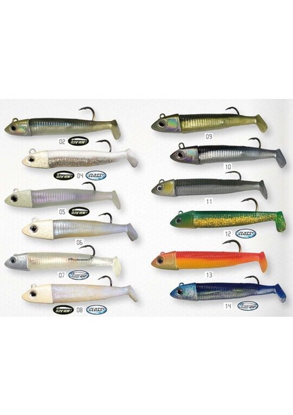 Fishus Saki Shad Assist Silikon Yem 16GR - 08