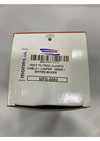 MFN-0093 Yakıt Filtresi Ducato / Doblo / Jumper / Nemo / Bipper / Boxer fiyatları