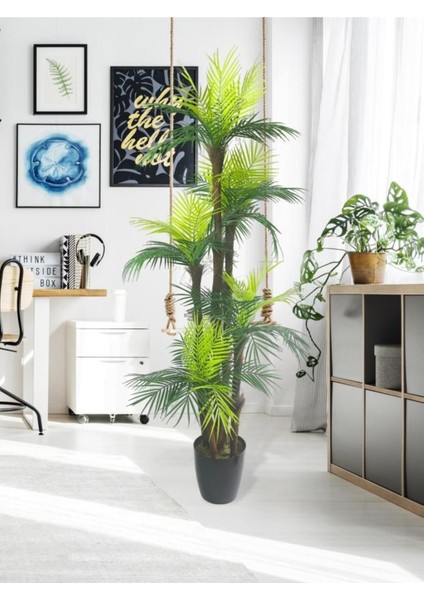 Tekno Trust Yapay Ağaç Palmiye 45yaprak 5katlı 180cm Salon Çiçeği Yapay Çiçek