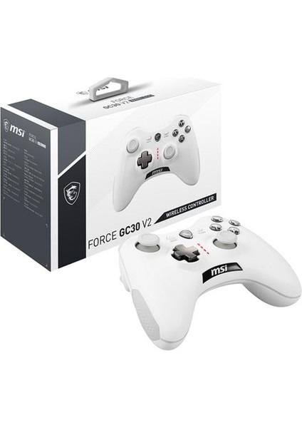 Msı Gg Force GC30 V2 Kablosuz Beyaz Gamepad