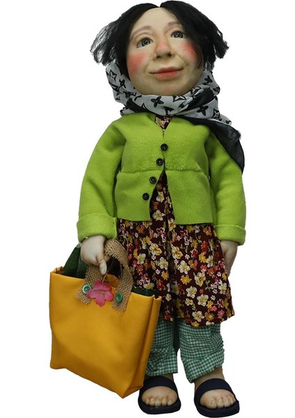 El Işçiliği Sihirbaz Dekor Bebek 51 cm - 6026
