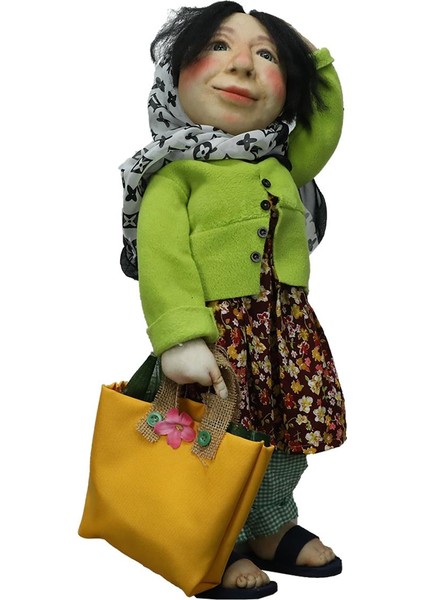 El Işçiliği Sihirbaz Dekor Bebek 51 cm - 6026