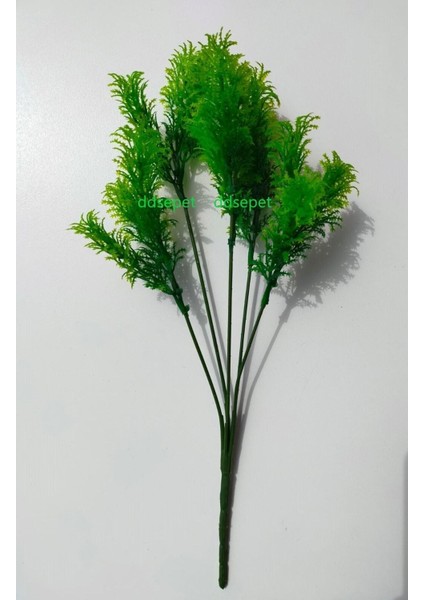 Çam Yeşili Yapay Çiçek Demet, Dikey Bahçe Aranjmanı, 30 cm, Renk: Yeşil