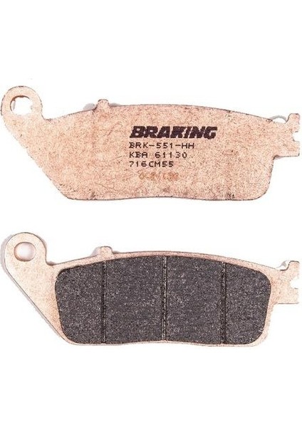 Honda CBR600F (2011-2013) Sinterli Ön Fren Balatası