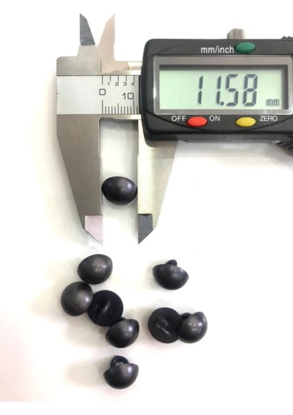 11,5 mm Antrasit Ayaklı Inci Düğme(20 Adet) fiyatları