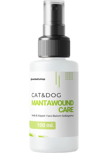 MantaWound Dog&Cat - Yara Bakım Solüsyonu Kedi ve Köpek modelleri