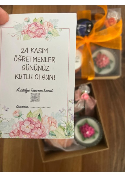 Öğretmenler Günü Hediye Set turuncu