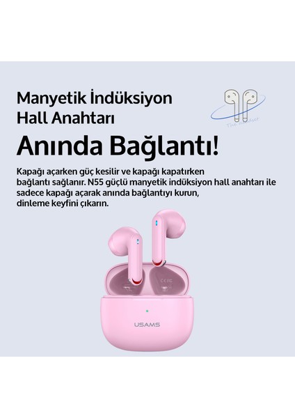 NX10 Çift Mikrofonlu Bt5.2 Tws Bluetooth Kulaklık