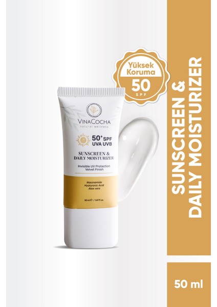 50 Spf Ton Eşitleyici Cilt Aydınlatıcı Anti Aging Etkili Nemlendirici Yüksek Korumalı Güneş Kremi