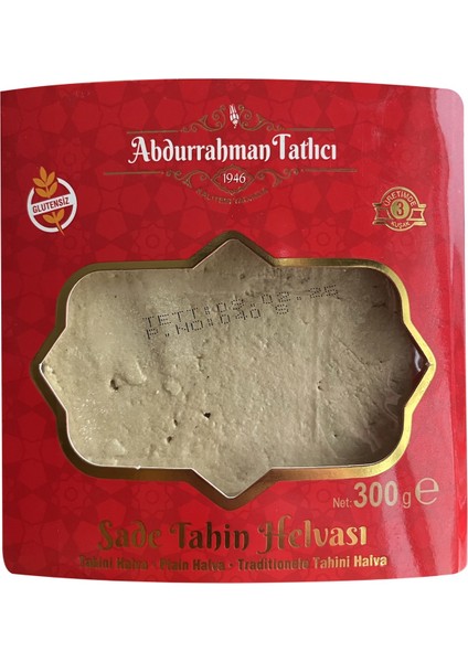 Tahin Helva Sade 300 gr x 3 Adet