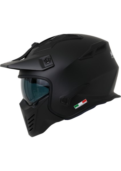 Sw 726X Tokyo Matt Black Modüler Kask