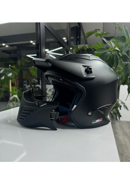 Sw 726X Tokyo Matt Black Modüler Kask