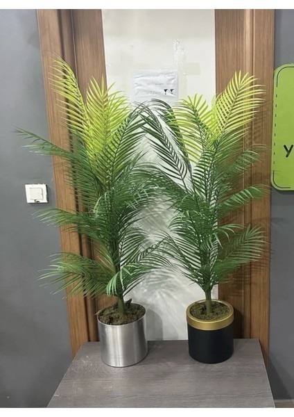 130 Cm Siyah ve Gold Renkli Yapay Ağaç ile şık dekorasyon