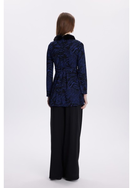 Leopar Desenli Kürk Detaylı Ikili Takım indirimleri