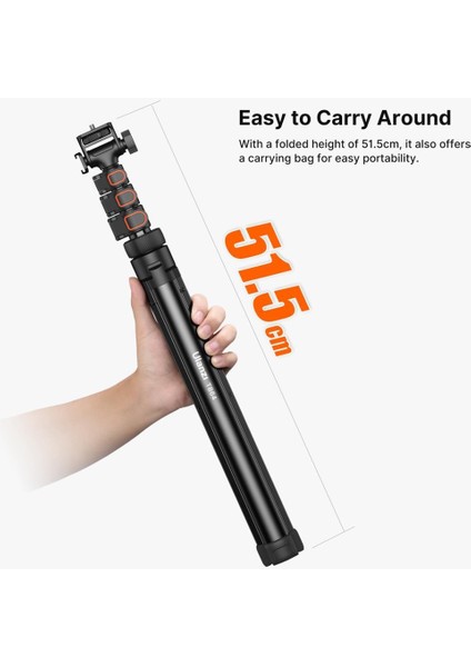 TB64 160 cm Çok Fonksiyonlu Tripod T115GBB1