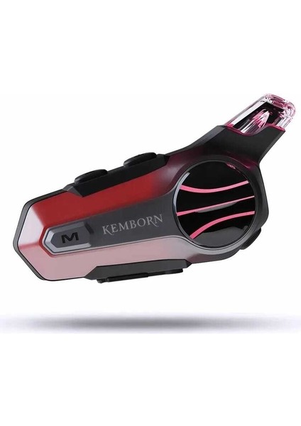 Motosiklet Kask Kulaklık 2 Kişilik 1ADET Evrensel Eşleşme Intercom Bluetooth 5.3 Kulaklık interkom Seti X2 Pro.