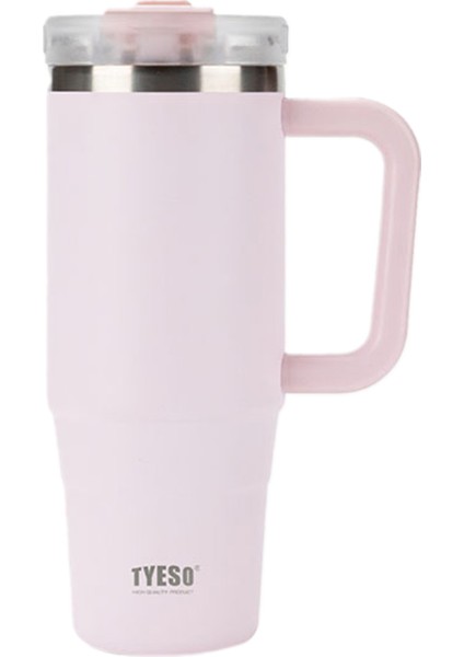 Qq Termos Sızdırmaz Pipetli Çift Duvarlı Vakumlu 900ML