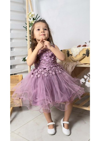 Incili Kız Çocuk Daisy Elbise MNK0585 fiyatları