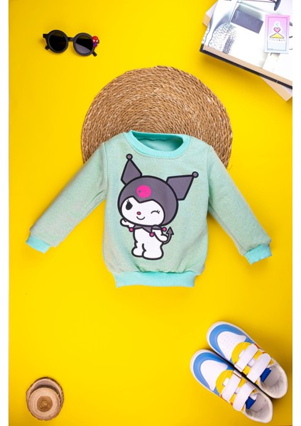 Çocuk Karakter Desenli Takım - Şardonlu Yumuşacık Pamuklu Bebek Sweatshirt Takımı | Kışa Özel fiyatları
