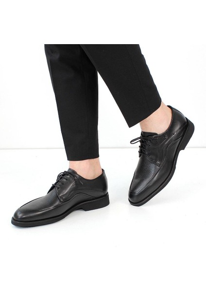 Erkek Siyah Bağcıklı Deri Klasik Ayakkabı fiyatları