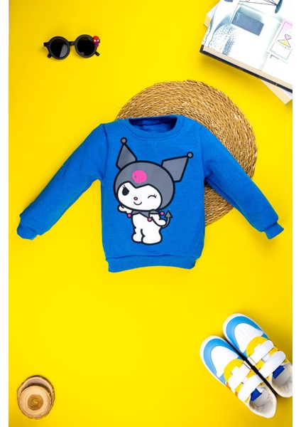 Çocuk Karakter Desenli Takım - Şardonlu Yumuşacık Pamuklu Bebek Sweatshirt Takımı | Kışa Özel fiyatları