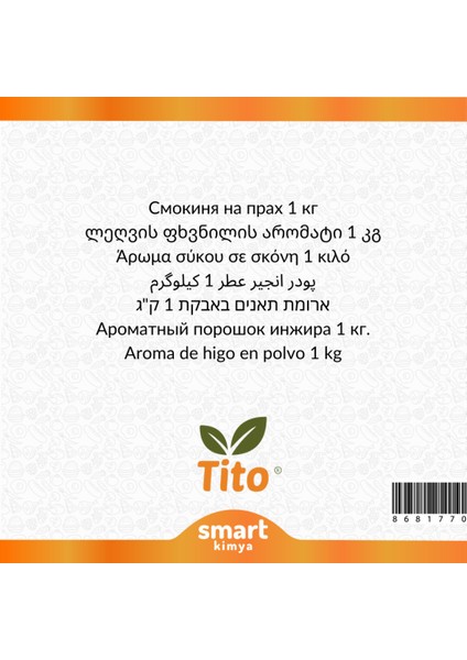 Toz Frenk Inciri Aroması 1 kg fiyatları