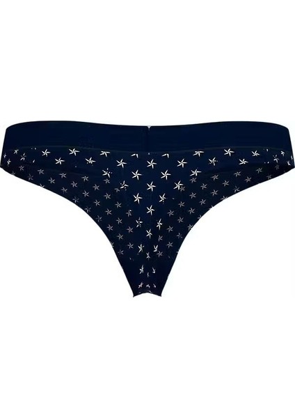 Kadın Mavi Tanga Print UW0UW04796