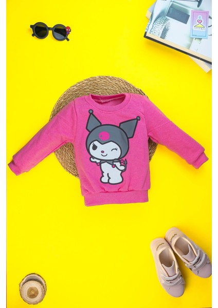 Çocuk Karakter Desenli Takım - Şardonlu Yumuşacık Pamuklu Bebek Sweatshirt Takımı | Kışa Özel fiyatları