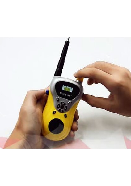 40-100 Metre Çekim Mesafeli Oyuncak Çocuk Telsizi Sarı Renk modelleri