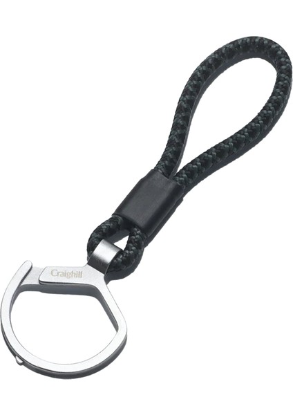Craıghıll Rope Split Ring-Yüzük Anahtarlık Siyah
