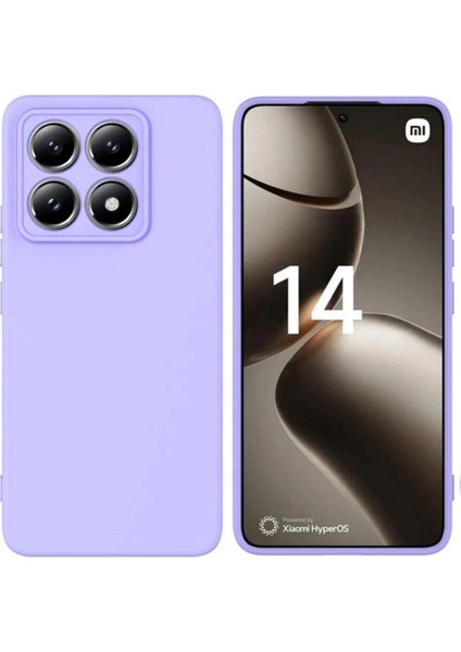 Xiaomi 14 Uyumlu Silikon Kılıf - Pastel Renk Tonu Esnek Tam Koruma Kapak