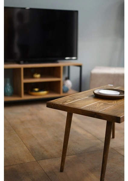 Masif Ağaç Doğal Orta Sehpa Konik Ayak Ahşap Orta Sehpa fiyatları