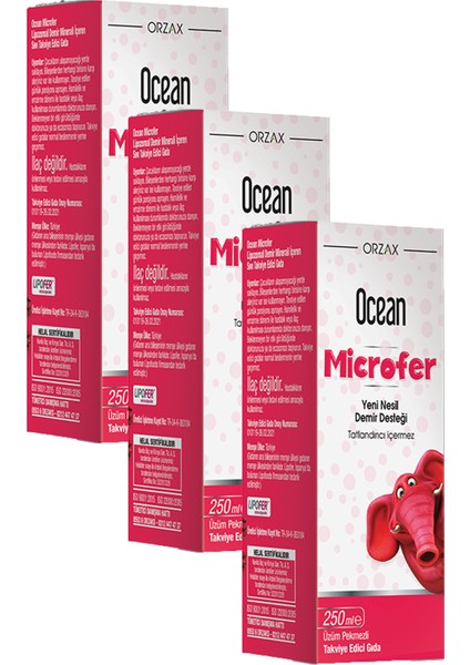 Microfer Şurup 250 ml x 3 Adet