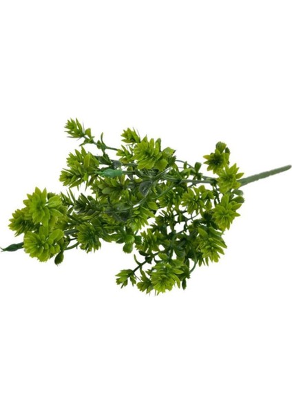 Yeşil Mini Lotus Plastik Demet, Dekoratif Yapay Bitki, Aradal Güzel Süs fırsatları