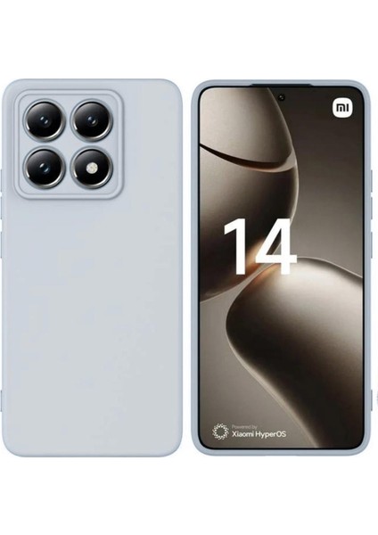 Xiaomi 14 Uyumlu Silikon Kılıf - Pastel Renk Tonu Esnek Tam Koruma Kapak