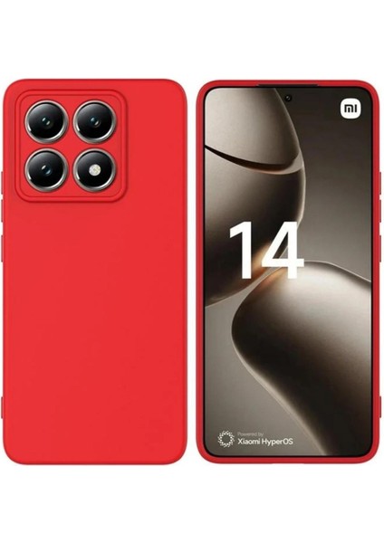 Xiaomi 14 Uyumlu Silikon Kılıf - Pastel Renk Tonu Esnek Tam Koruma Kapak