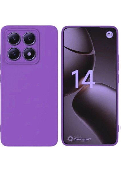 Xiaomi 14 Uyumlu Silikon Kılıf - Pastel Renk Tonu Esnek Tam Koruma Kapak