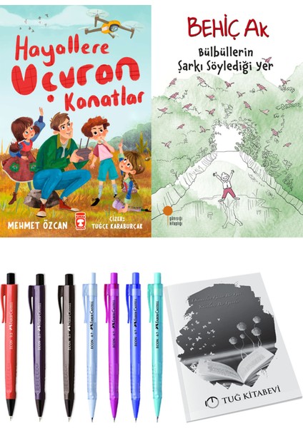 Bülbüllerin Şarkı Söylediği Yer ve Hayallere Uçuran Kanatlar 2'li Set