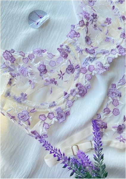 Lilac Babe Bralet Takımı