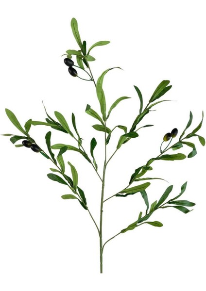 Tekno Trust Yapay Zeytin Dalı Uzun Dallı 90CM 4 Meyveli