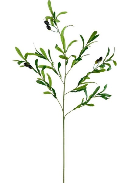 Tekno Trust Yapay Zeytin Dalı Uzun Dallı 90CM 4 Meyveli