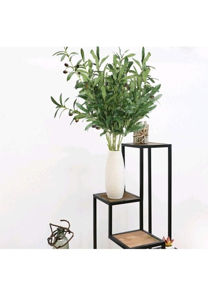 Tekno Trust Yapay Zeytin Dalı Uzun Dallı 90CM 4 Meyveli
