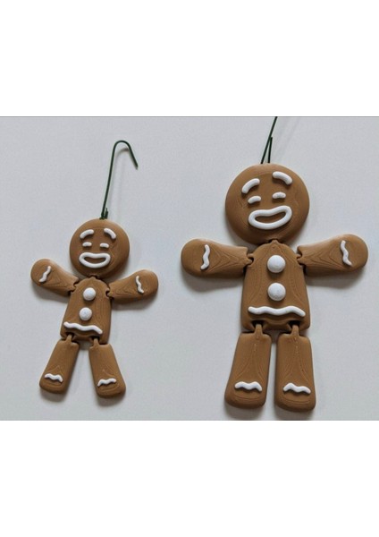 Ginger Bread Yılbaşı Süsü - 2'li