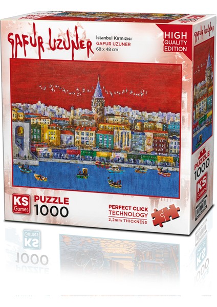 Istanbul Kırmızısı 1000 Parça Puzzle