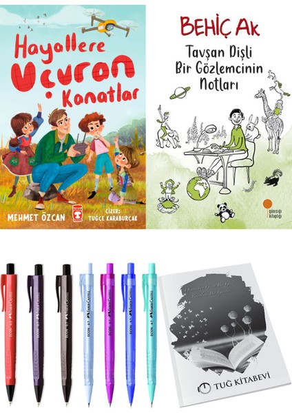 Tavşan Dişli Bir Gözlemcinin Notları ve Hayallere Uçuran Kanatlar 2'li Set